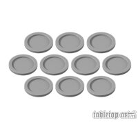 Skill and Squad Marker - 25mm Light Grey (10)