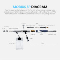 Gaahleri Airbrush Premium Series Mobius-Siphon