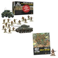 Crossing the Rhine British & Canadian infantry...