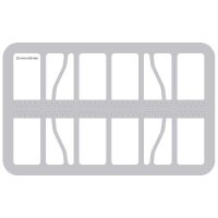 HS035BF04BO 35 mm Half-Size Schaumstoff mit angeklebtem...