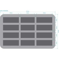 HS085I003BO 85 mm Half-Size Schaumstoff mit 12...
